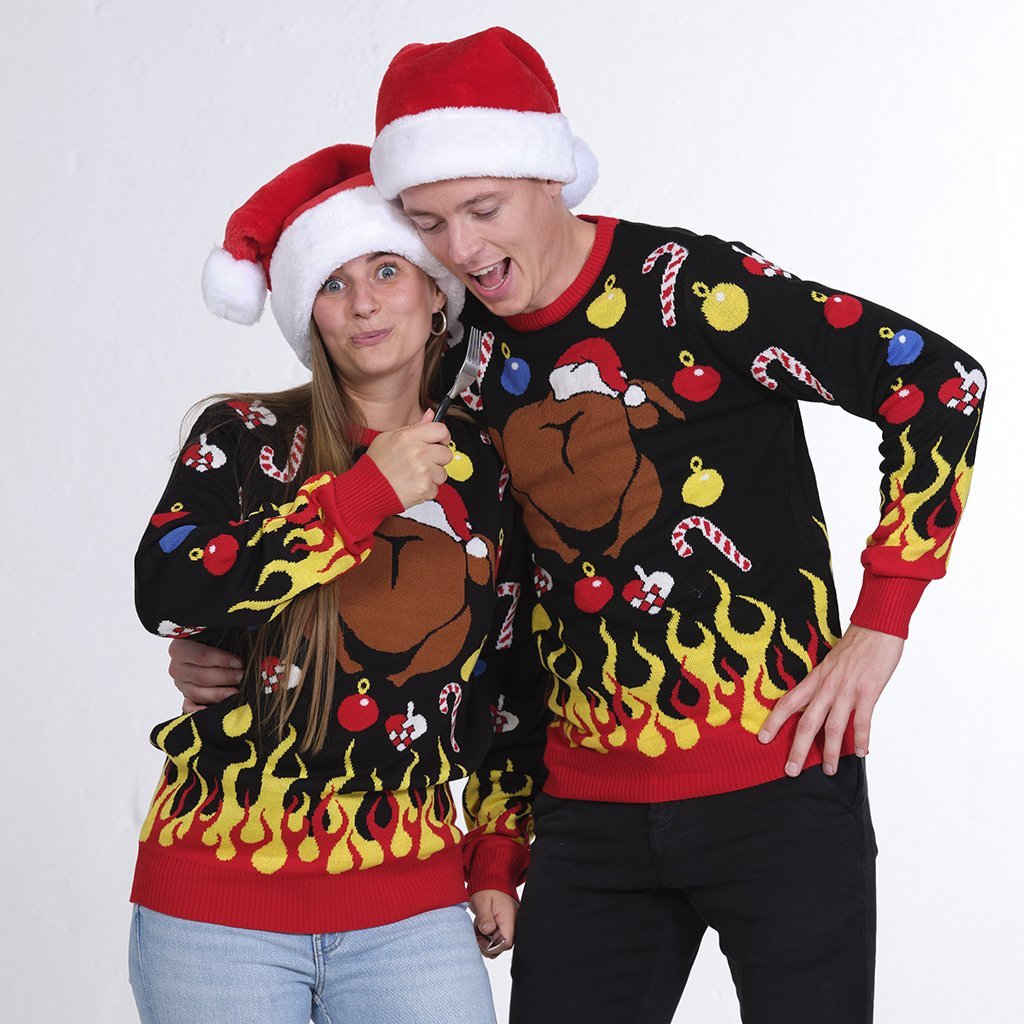 The Flambéed Christmas Sweater